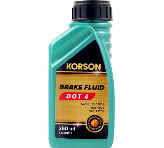 Тормозная жидкость DOT-4 250г KORSON