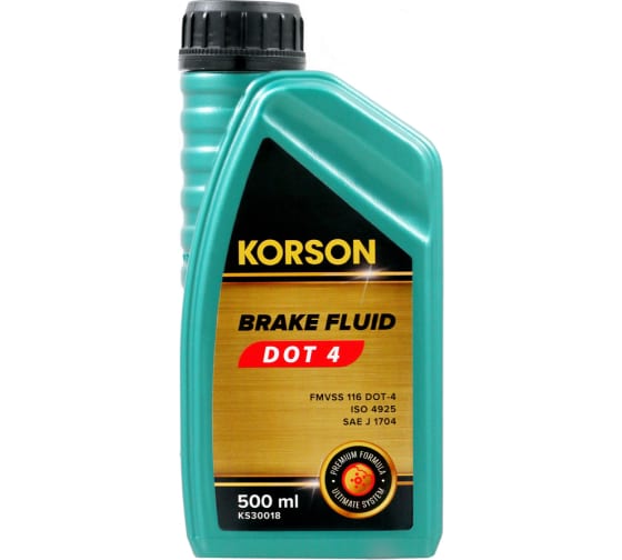 Тормозная жидкость DOT-4 500г KORSON